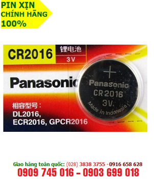 Panasonic CR2016; Pin 3v lithium Panasonic CR2016 chính hãng  